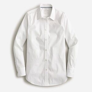 J.Crew White Button Down Shirt- 10